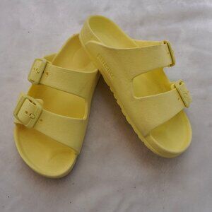 Birkenstock EVA Arizona‎ Sandals Yellow Size 27 Lightweight Waterproof Slides